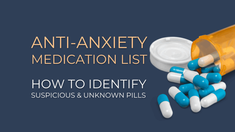 Anti-Anxiety Medication Names and Identification in Brooks Healing Center's Blog