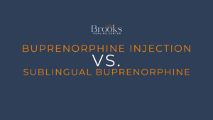 Buprenorphine injection vs sublingual buprenorphine bupe subs brooks healing center