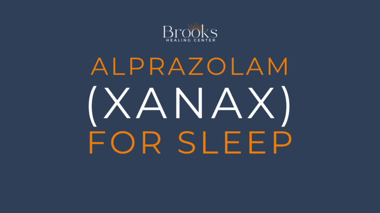 alprazolam (xanax) for sleep