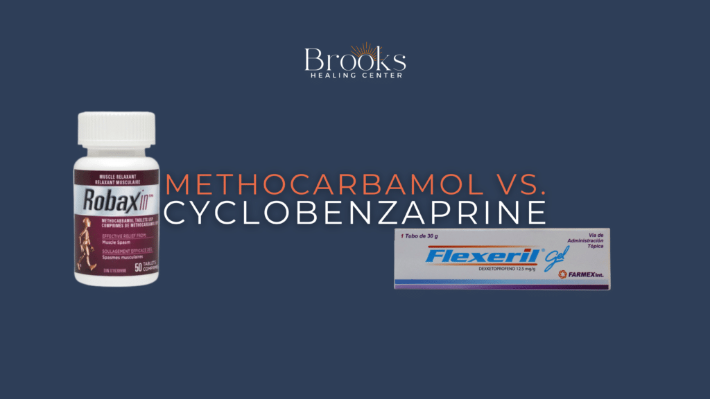 Methocarbamol vs. cyclobenzaprine blog brooks with flexoril and robaxin photo on the cover