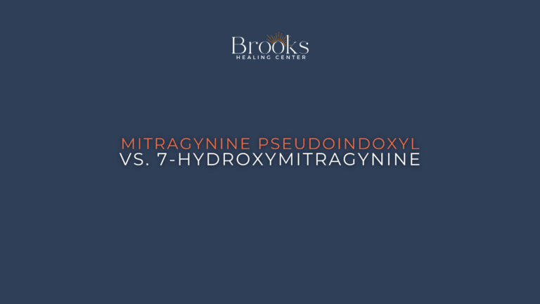 Mitragynine PSeudoindoxyl vs. 7-Hydroxymitragynine blog