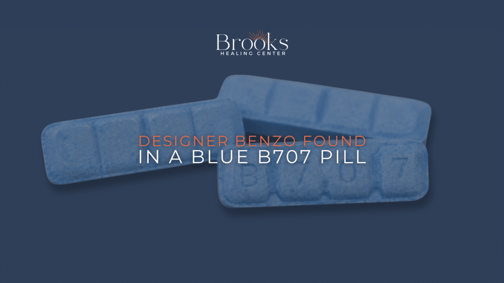 b707 counterfeit found in georgia containing designer benzodiazepines
