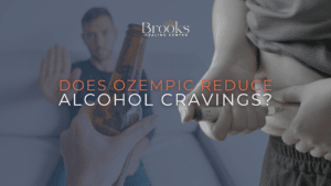 Can Ozempic Reduce Alcohol Cravings? blog on brooks healing center about alcohol and ozempic and how they interact, including if ozempic actually helps with cravings for alcohol and if it's a viable option to treat alcohol addiction.