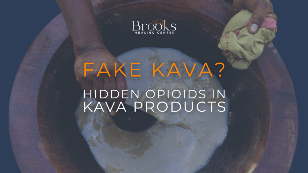 fake kava blog about hidden opioids in products marketed as kava and poison control warnings about labeling.