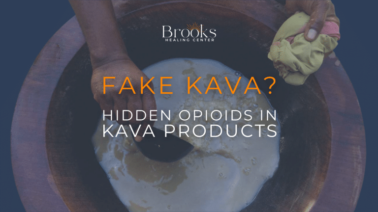 fake kava blog about hidden opioids in products marketed as kava and poison control warnings about labeling.